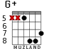 G+ для гитары - вариант 8