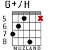 G+/H для гитары - вариант 5