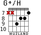 G+/H для гитары - вариант 6
