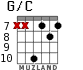G/C для гитары - вариант 3