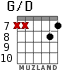 G/D для гитары - вариант 7
