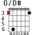 G/D# для гитары - вариант 2