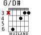 G/D# для гитары - вариант 3
