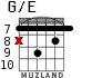 G/E для гитары - вариант 5