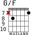 G/F для гитары - вариант 4