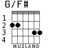 G/F# для гитары - вариант 2