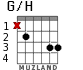 G/H для гитары - вариант 2