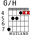 G/H для гитары - вариант 4