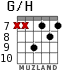 G/H для гитары - вариант 7