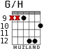 G/H для гитары - вариант 9
