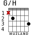 G/H для гитары - вариант 1