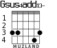 Gsus4add13- для гитары