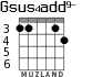 Gsus4add9- для гитары