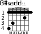 G#6add11 для гитары