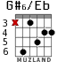G#6/Eb для гитары - вариант 3