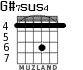 G#7sus4 для гитары - вариант 2