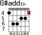 G#add13- для гитары - вариант 3
