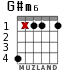 G#m6 для гитары - вариант 2