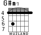 G#m7 для гитары - вариант 2