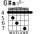 G#m75- для гитары - вариант 6