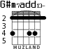 G#m7add13- для гитары - вариант 4