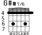 G#m7/6 для гитары