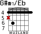 G#m7/Eb для гитары - вариант 2