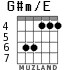 G#m/E для гитары - вариант 3
