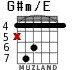 G#m/E для гитары - вариант 4