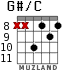 G#/C для гитары - вариант 5