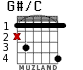 G#/C для гитары