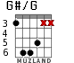 G#/G для гитары - вариант 2