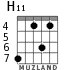 H11 для гитары - вариант 2