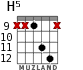 H5 для гитары - вариант 3