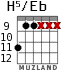 H5/Eb для гитары - вариант 2
