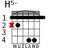 H5- для гитары - вариант 2