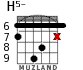 H5- для гитары - вариант 4