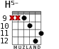 H5- для гитары - вариант 5