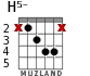 H5- для гитары - вариант 1