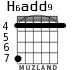 H6add9 для гитары