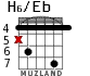 H6/Eb для гитары - вариант 3