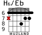 H6/Eb для гитары - вариант 4