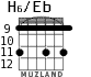 H6/Eb для гитары - вариант 5