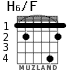H6/F для гитары - вариант 1