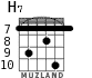 H7 для гитары - вариант 4
