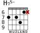 H75- для гитары - вариант 4