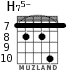 H75- для гитары - вариант 5