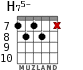 H75- для гитары - вариант 6