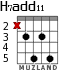H7add11 для гитары - вариант 2
