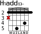 H7add13- для гитары - вариант 3